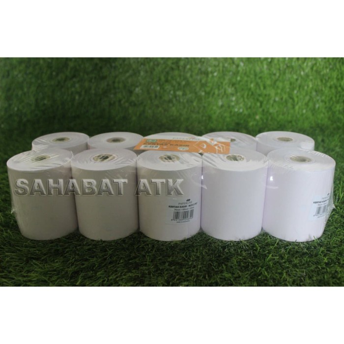 

Aurealiamall Ppl Kertas Struk 2 Ply / Kertas Struk 2 Ply ( 75 X 65 X 12 Mm )