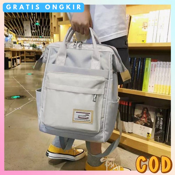 Ranswl Fashion Wanita Tas Punggung Trendy Back Pack Sekolah Remaja Ts Wnta Model Korean Bekpek Cwek 