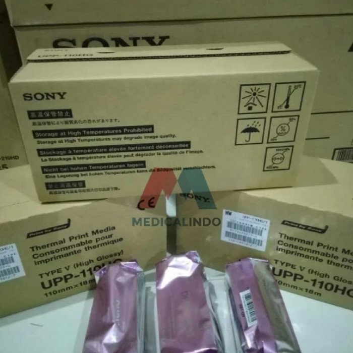 

Aurealiamall Kertas Printer Sony Paper Thermal 110Hg Usg Upp 110 Hg High Glossy