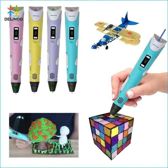 

3d Pen Pulpen 3 Dimensi Stereoscopic Printing Pen Portale Mainan