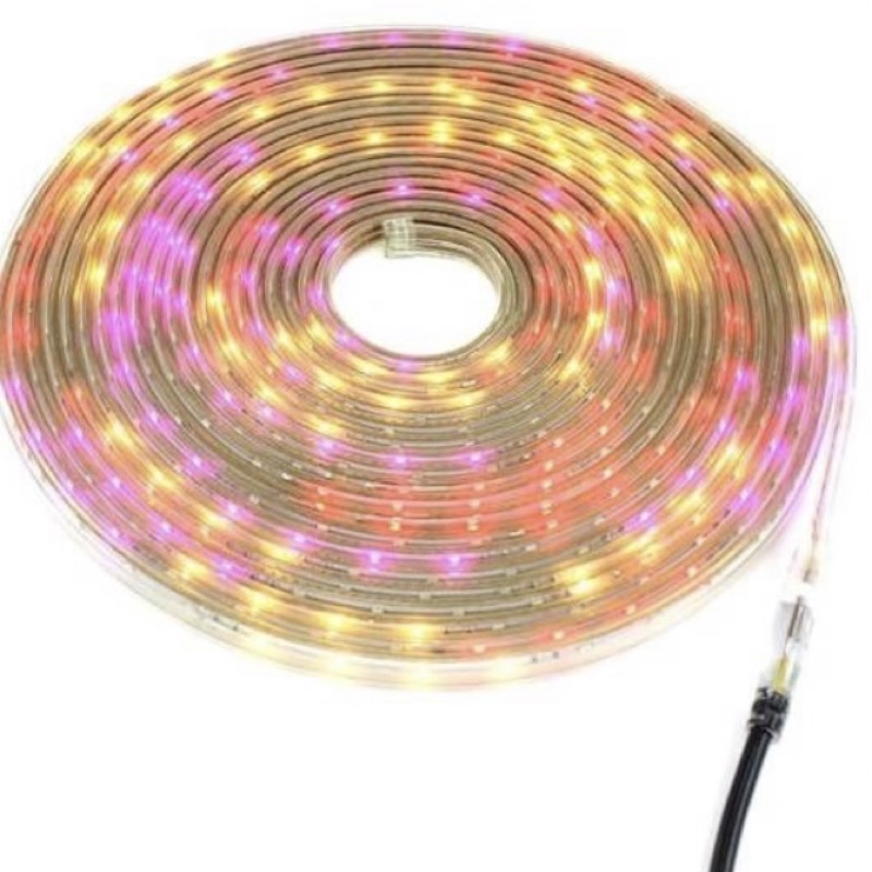 LAMPU LED STRIP SELANG WARNA WARNI  3528 2835 220V + ADAPTOR 9M METER 5050 OUTDOOR RGB