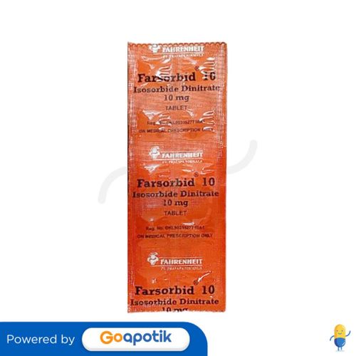 FARSORBID 10 MG STRIP 10 TABLET