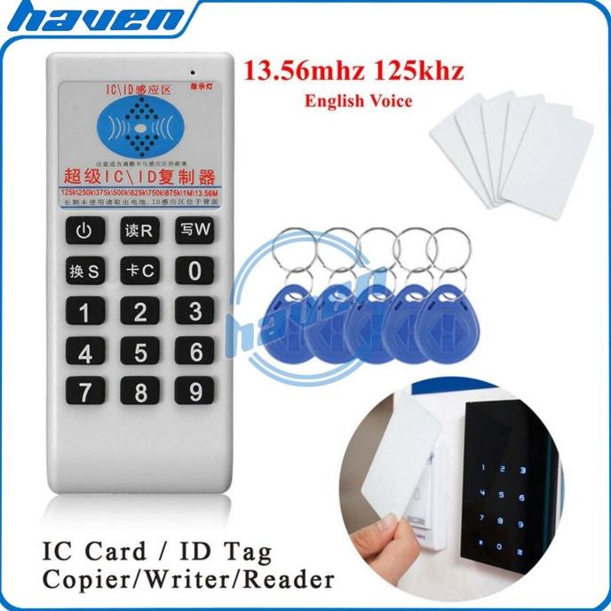 

RFID READER DUPLICATOR/COPIER/WRITER/CLONE ACCESS CARD/KARTU AKSES