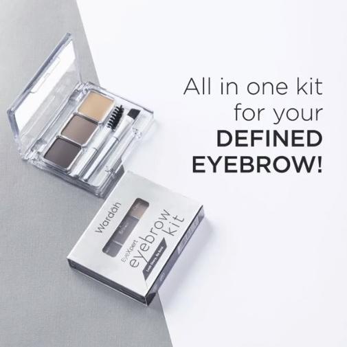 Wardah EyeXpert Eyebrow Kit 3 gr ( eyebrow powder )