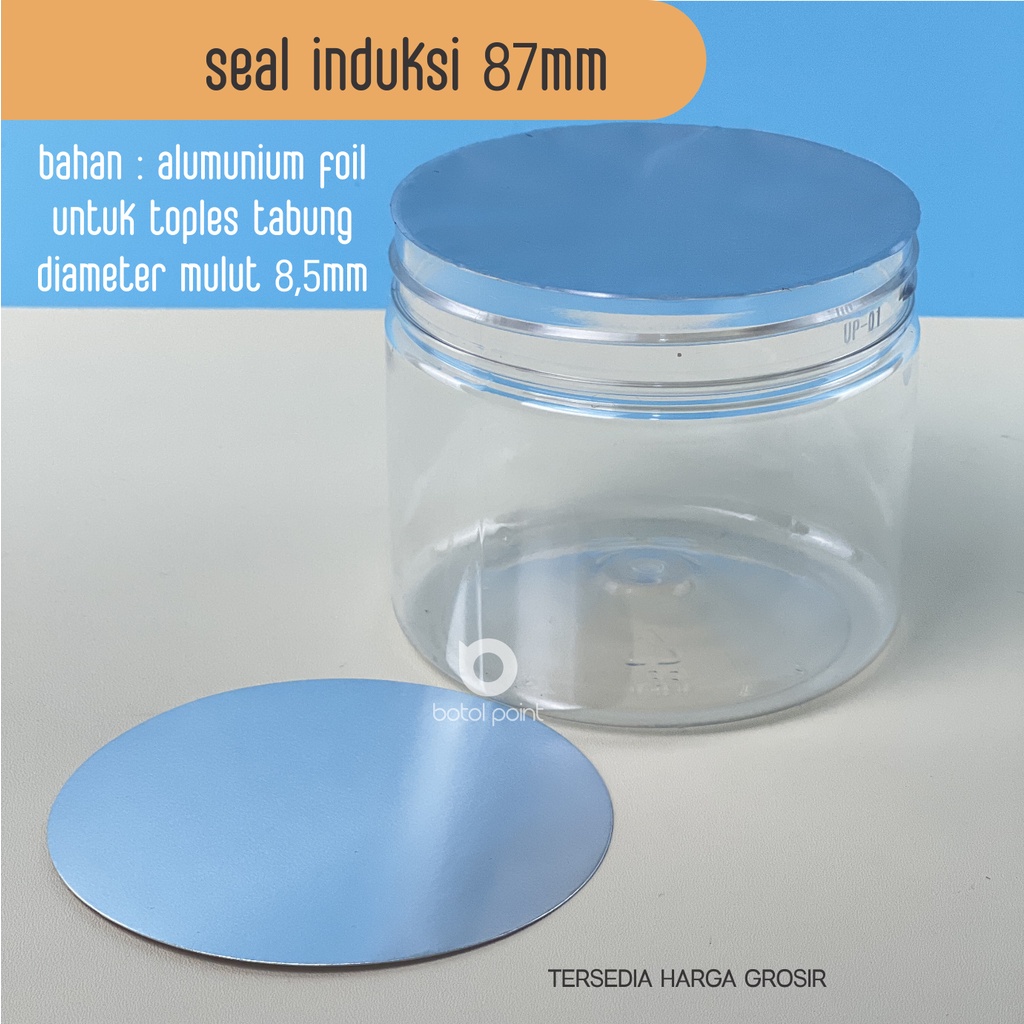 Seal Induksi 87 mm - Segel toples plastik