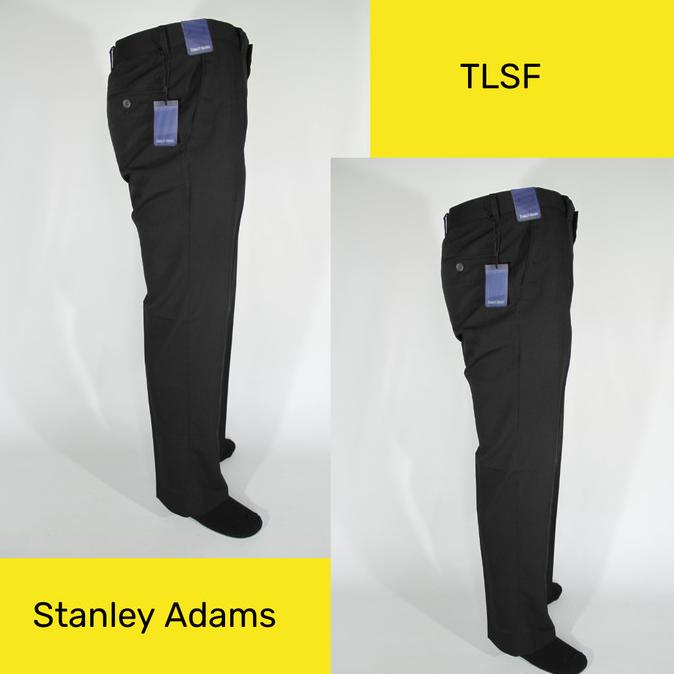 Celana Panjang Pria Stanley Adams HItam Slim Fit