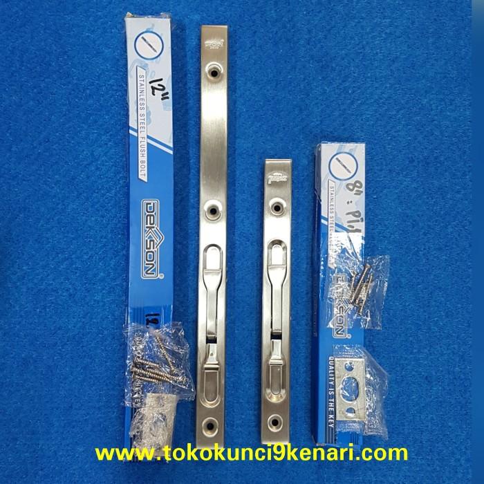 Grendel Grendel Tanam Dekson Fb 040 8"+12" Stainless|Slot Tanam Dekson 30Cm Ss