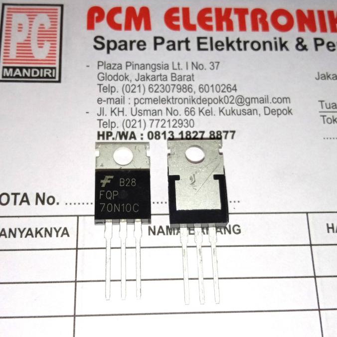70N10C FQP70N10C FQP70 N10C FQP70N10 C pcmelektrob9090 Ayo Order