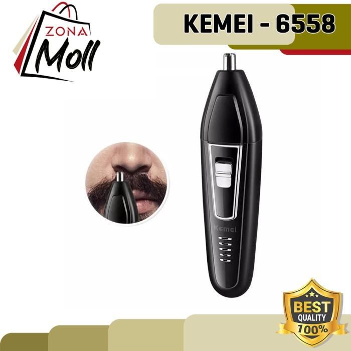 Zm Kemei Km6558 Cukuran Jenggot Kumis Alat Mesin Cukur Km-6558 3 In 1