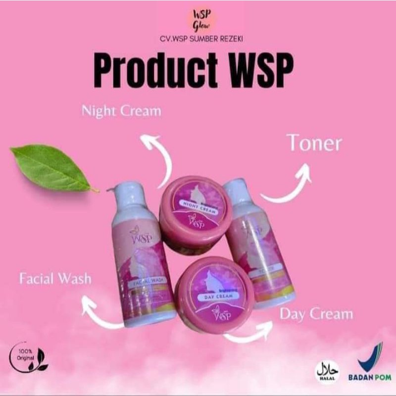 Cream Wsp glow skincare BPOM