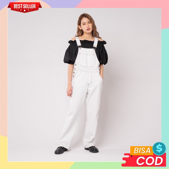Jumpsuit Jeans Wanita Premium Import Murah Terbaru 2023 Ootd Perempuan Dewasa Korean Style Baju Kodo