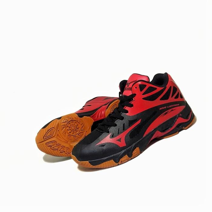 Koli Sepatu Voli-Badminton Mizuno Wave Lightning Grade Ori Pingpong Jogging