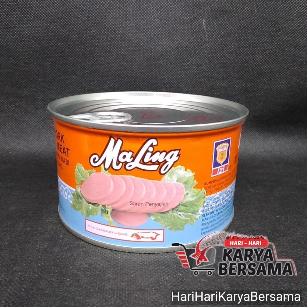 

MAKANAN KALENG MALING MA LING CANNED PORK LUNCHEON MEREK TTS 397GR ( NON HALAL ) Best Seller