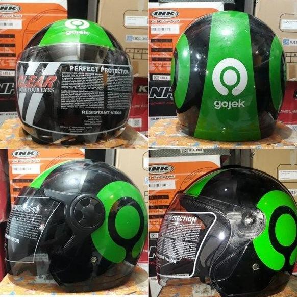 KACA HELM GOJEK PELANGI VISOR HELM GOJEK