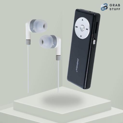 Terbaru Mp3 Musik Player Mini Walkman Micro Sd Card Slot Dengan Eahone Headset / Pemutar Media Musik