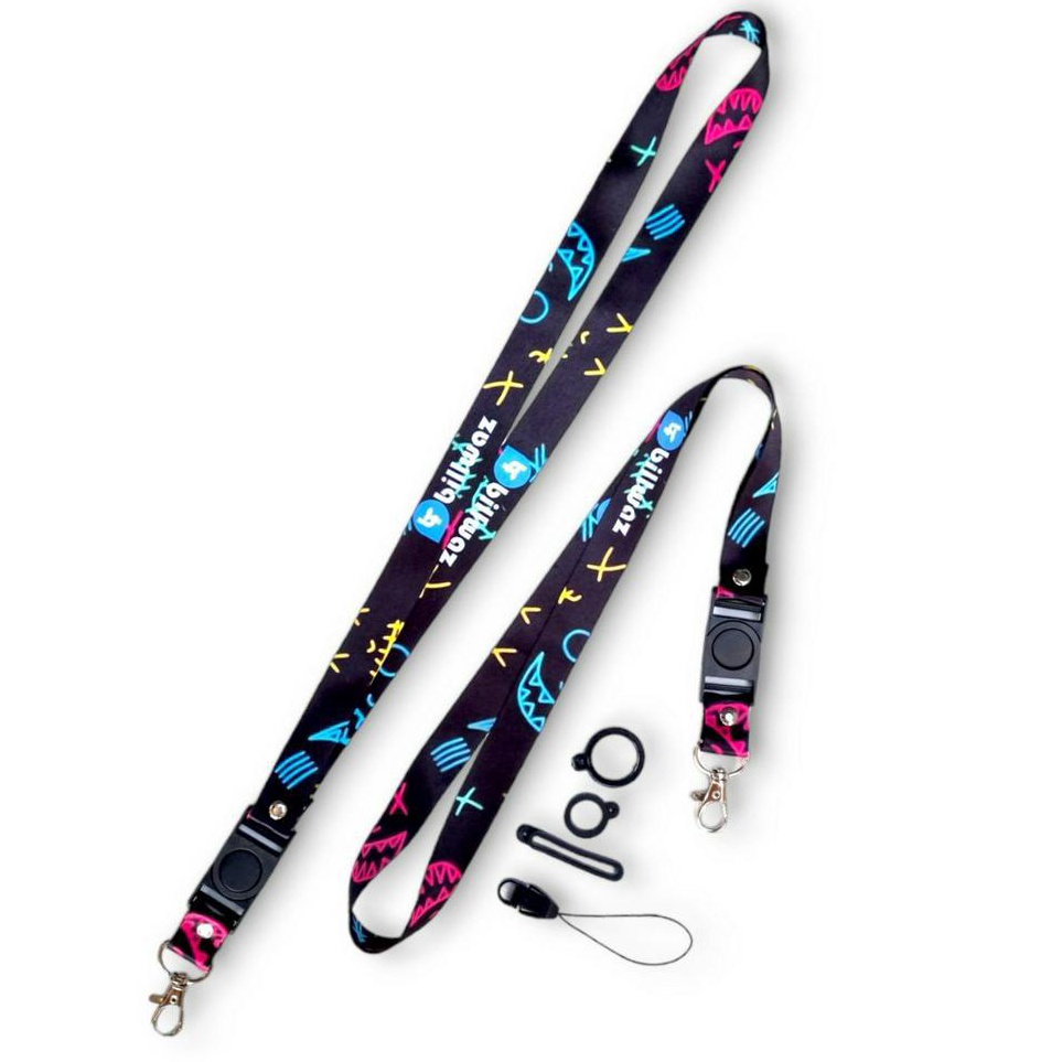 

Promo Keren Billwaz Lanyard ID Card Neon Printing Oring