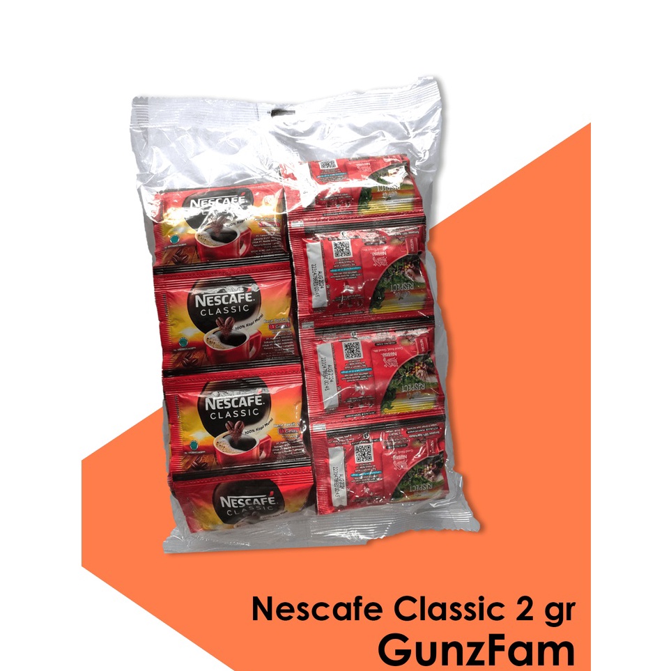 

TERMURAH Nescafe Classic Sachet 2gr / 1 Pack isi 60 Sachet Kemasan Terbaru