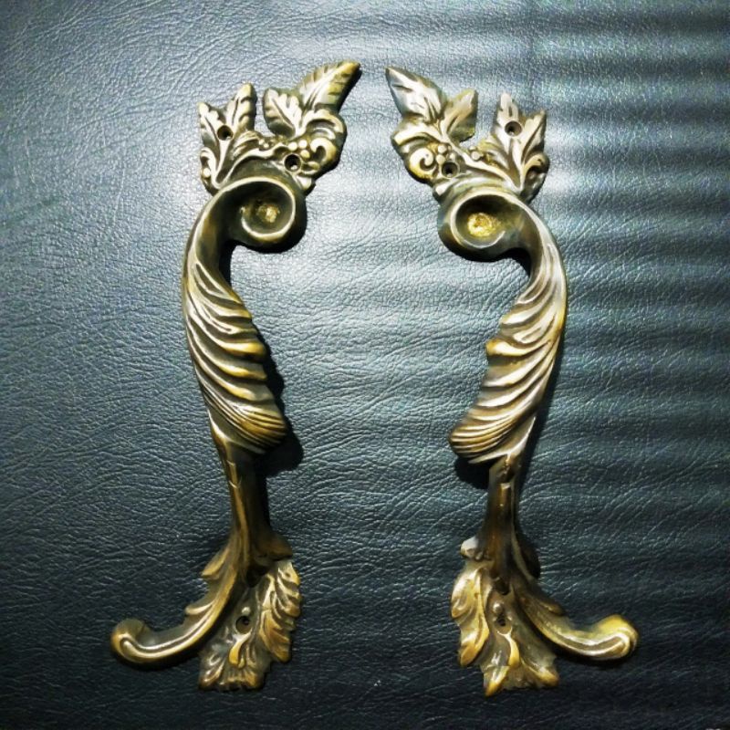 gagang tuas pegangan pintu rumah antik