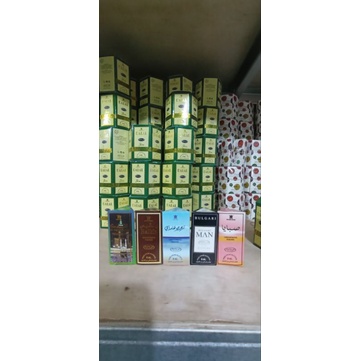 Stiker Parfum Roll On Minyak Wangi 6 ML Perbox Isi 6 Botol Parfum Pria Wanita