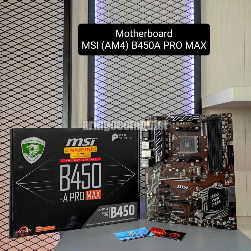 Motherboard MSI (AM4) B450A PRO MAX
