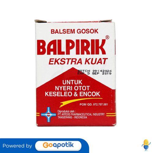 BALPIRIK BALSEM GOSOK EXTRA KUAT MERAH 20 GRAM