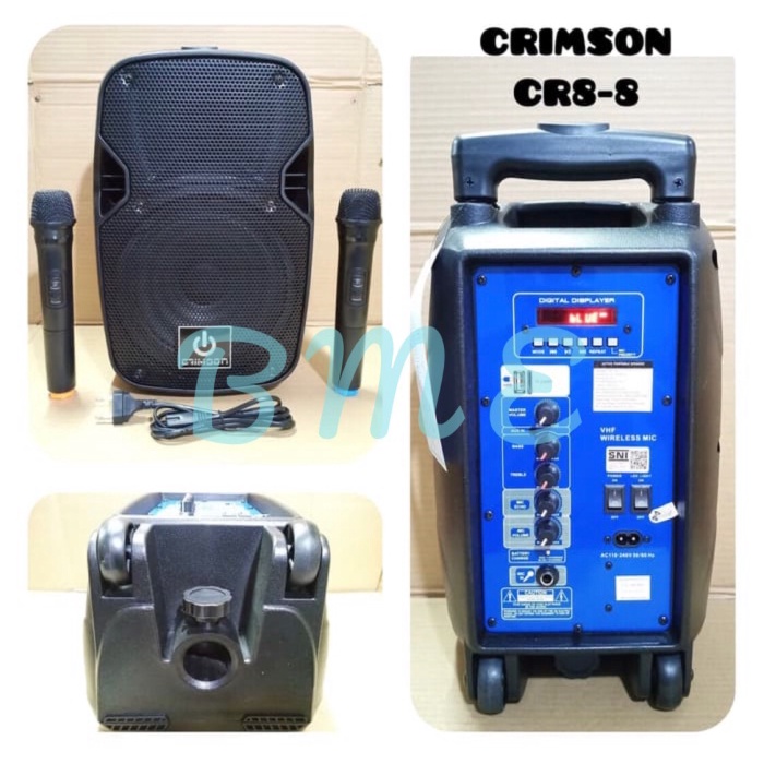 Speaker portable Crimson CR 8-8 8 Inch / ORIGINAL CRIMSON
