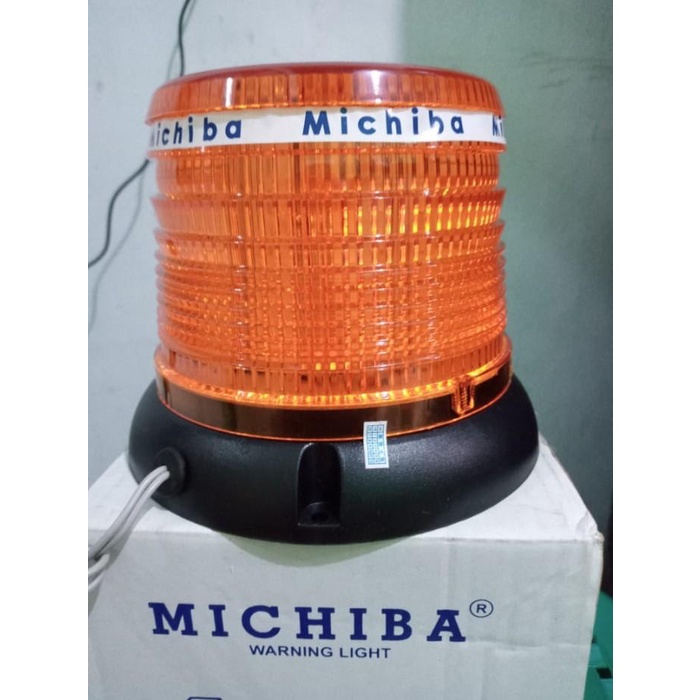 Antifog Lampu Rotari Michiba Orange 12-24 Volt 13Cm
