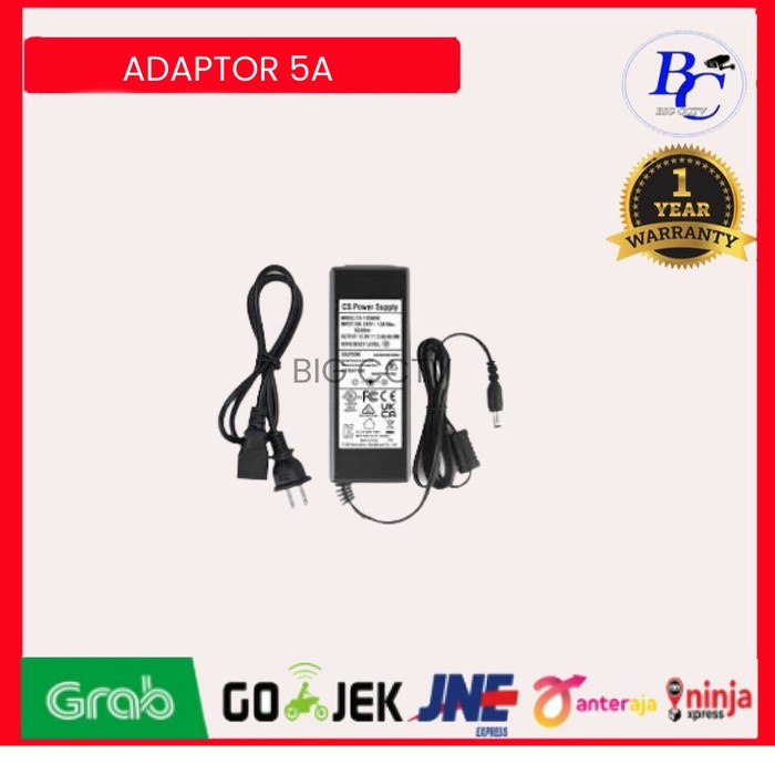 ADAPTOR 5A 12V SWITCHING