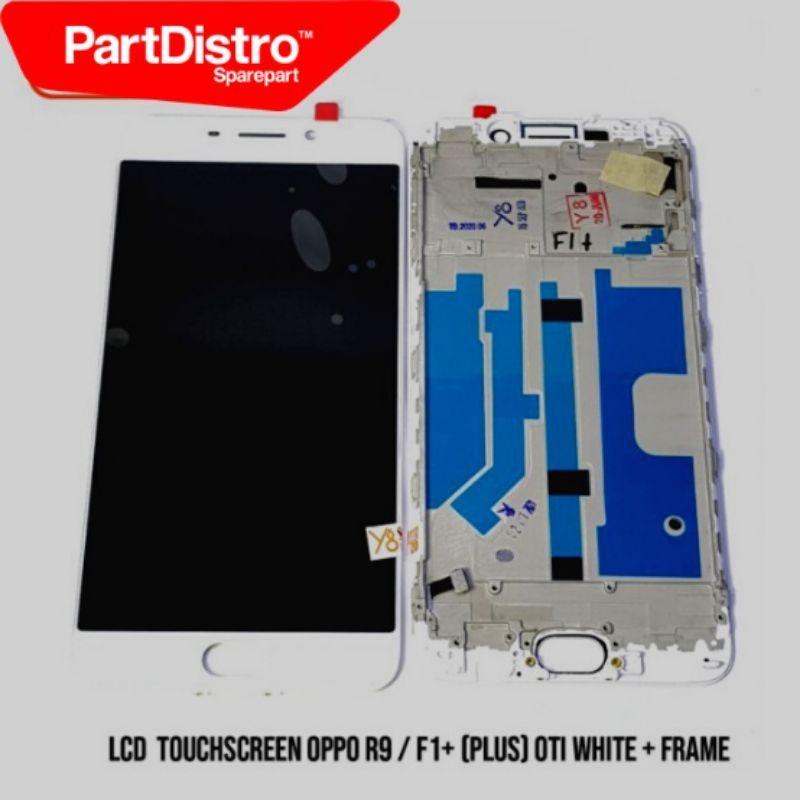 LCD+TS OPPO R9/F1 PLUS+FRAME WHITE MOSHI
