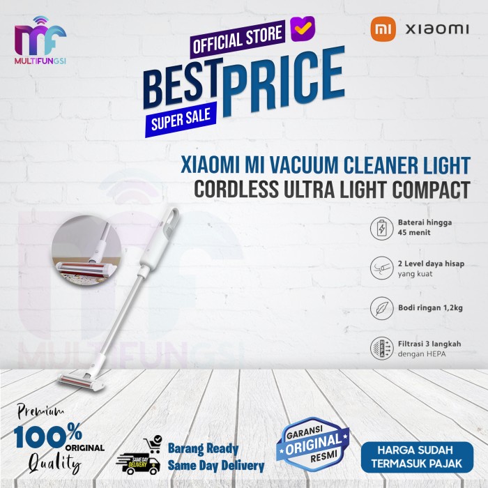 Terlaris Xiaomi Mi Vacuum Cleaner Light Cordless Ultra Light Compact