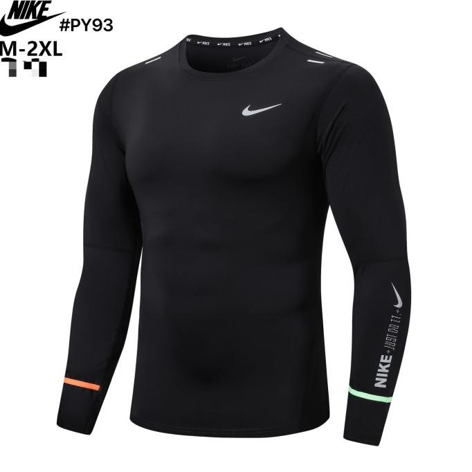 BASELAYER MANSET BAJU OLAHRAGA PRIA LENGAN PANJANG BAJU KETAT IMPORT