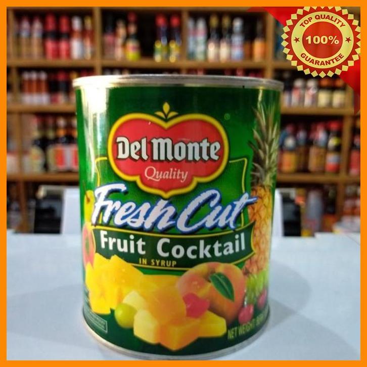 

(SUHA) DELMONTE FRESH CUT FRUIT COCKTAIL IN SYRUP/ KOKTIL BUAH KALENG 825GR