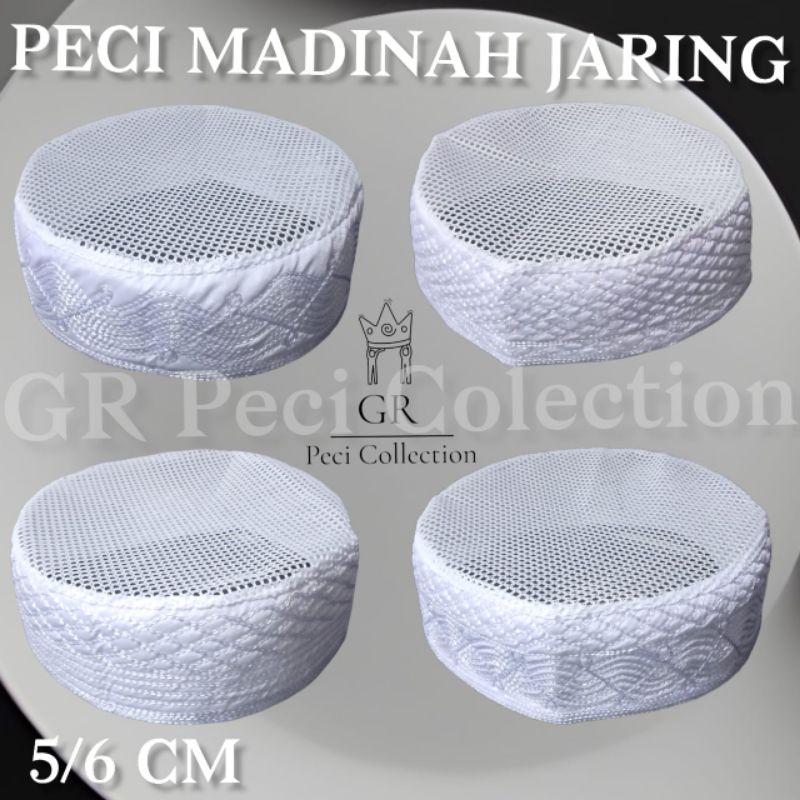 HOT DEALS PECI KOPIAH IKAF MADINAH JARING TERBAIK PREMIUM TINGGI 5/6 CM TERLARIS / PECI MADINAH