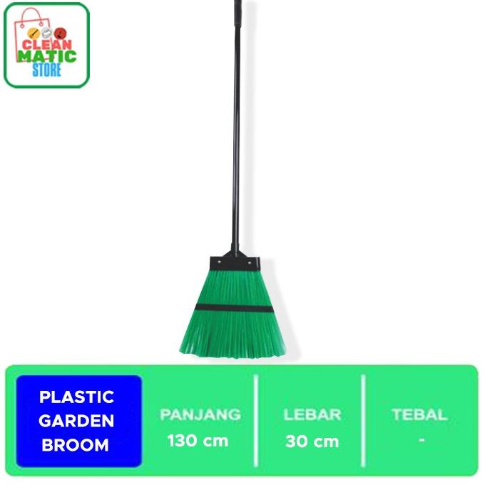 GARDEN BROOM PLASTIK / SAPU TAMAN PLASTIK