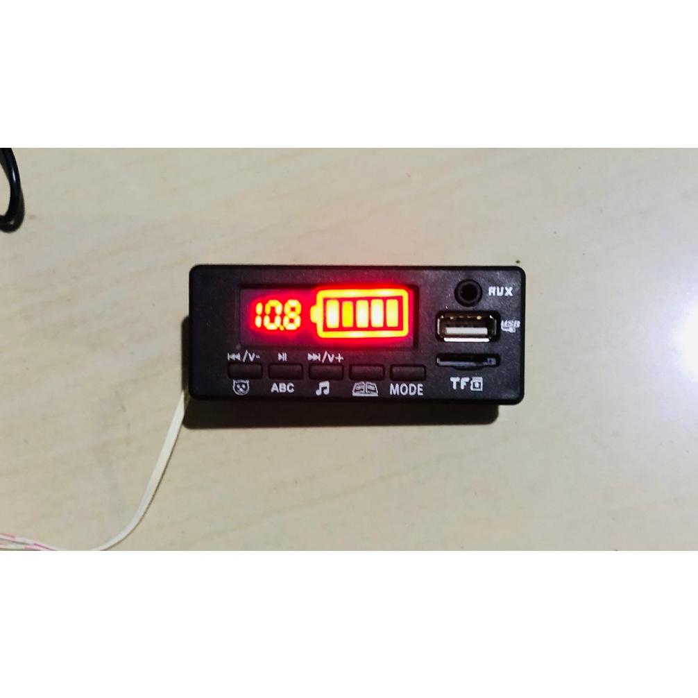 Terlaris Modul Module  Mp3 Radio Non Bluetooth 12V Dengan Alat Ukur Voltase Volt Meter Termurah Untu