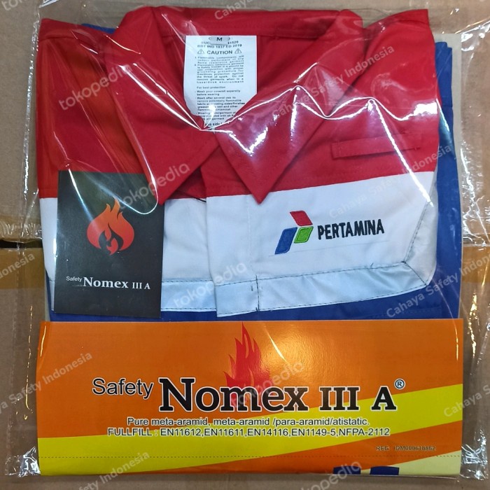 Wearpack Baju Nomex Iiia 3A Pertamina Original Safety Nomex