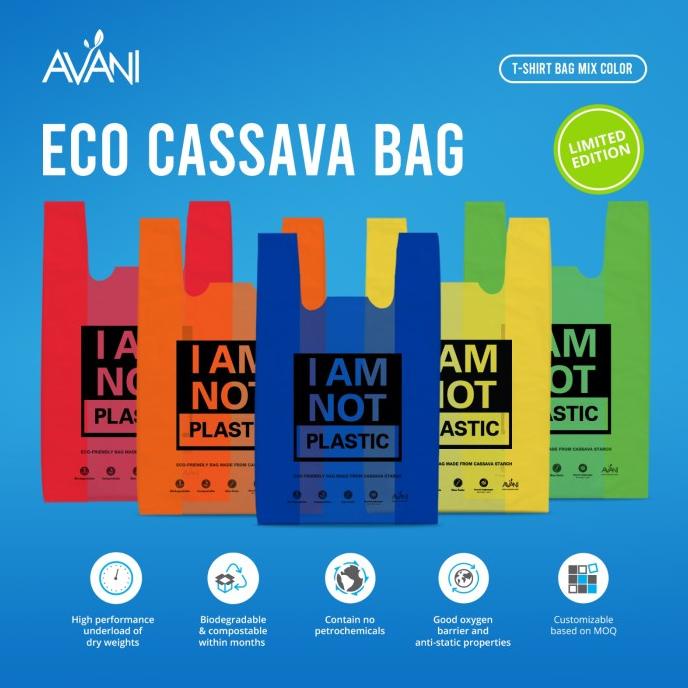 

Cassava Bag Multicolor - Kantong Singkong Ramah Lingkungan Berwarna