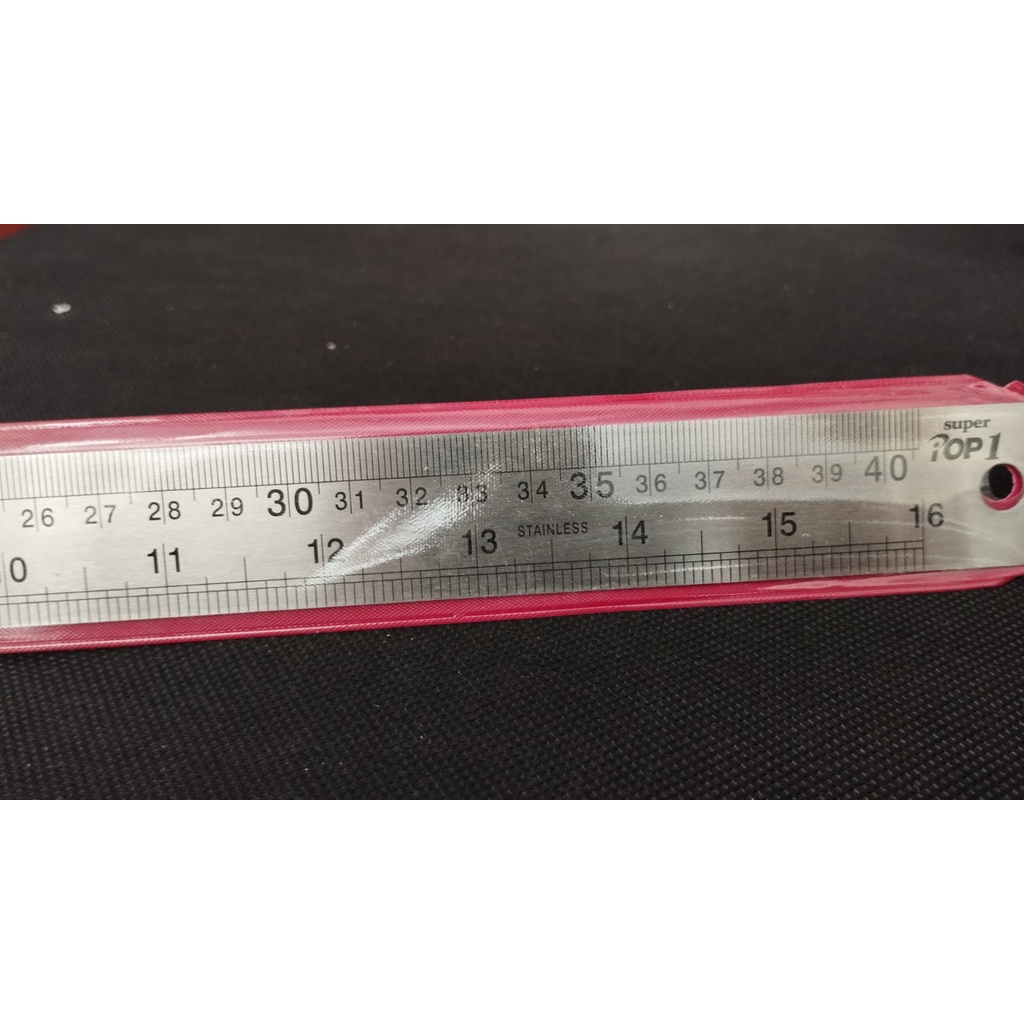 

Penggaris Besi / Garisan Stainless Steel 40 cm - Super Pop 1