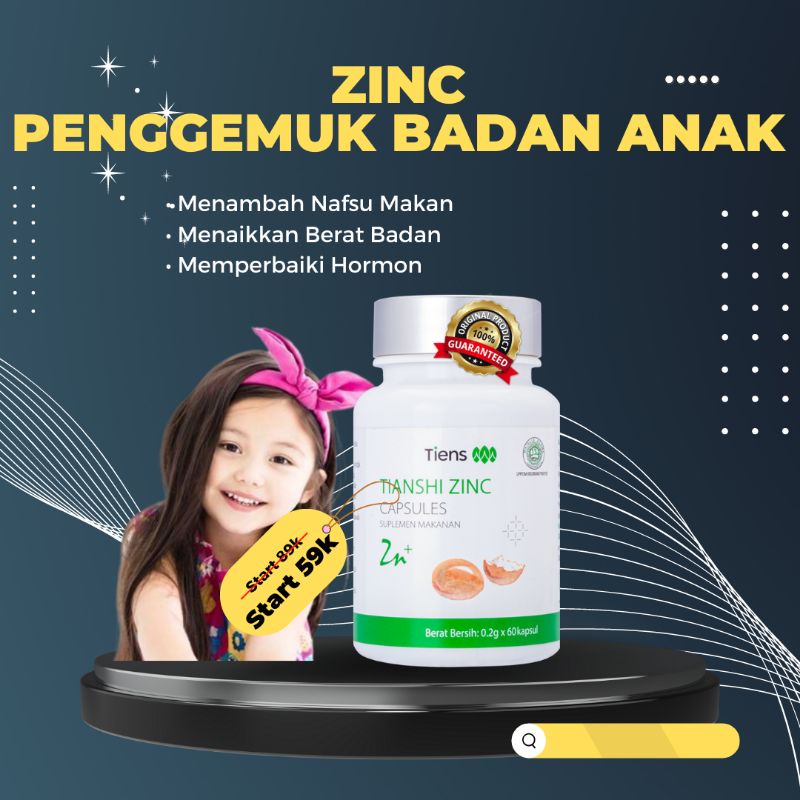 VITAMIN ANAK  | ZINC KAPSUL ANAK | PENAMBAH NAFSU MAKAN | ZINC ANAK | OBAT NAFSU MAKAN | VITAMIN ANA