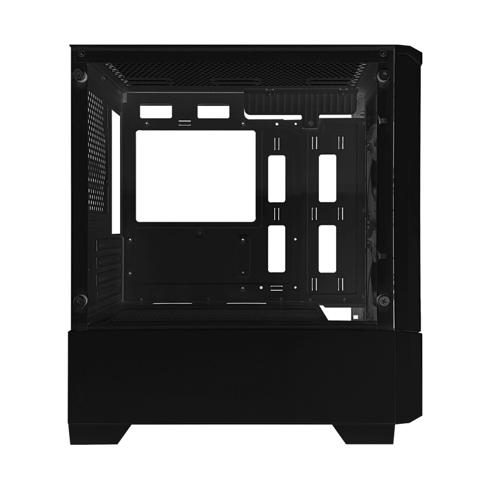 Casing CUBE GAMING LEORIC MESH BLACK - mATX - SIDE TEMPERED GLASS