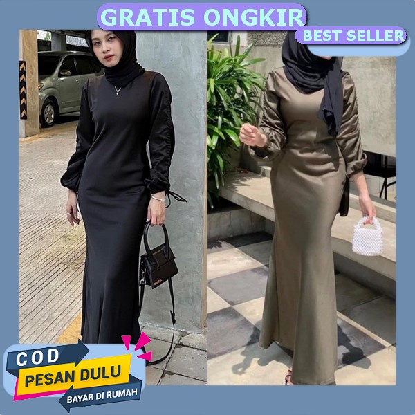 Murah Baju Rayon Polos Perempuan Import Korean Style Atasan Perempuan Gamis Satin Gsmis Rayon Terlar