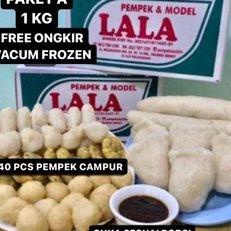 

[ FREE ONGKIR ] Isi 40 Pcs Pempek Lala 26 Ilir Palembang [ VACUM FROZEN ] 1 KG Best Seller
