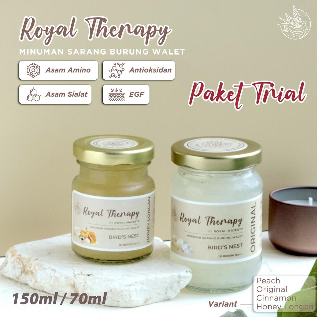 

Royal Therapy 70ml Paket Trial Minuman Sarang Burung Walet Best Seller