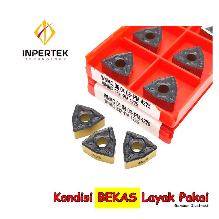 Insert WNMG06 WNMG08 Bekas Insert WNMG Bubut Widia Mata Bubut Gratis 1 Holder Insert WNMG 06 WNMG 08