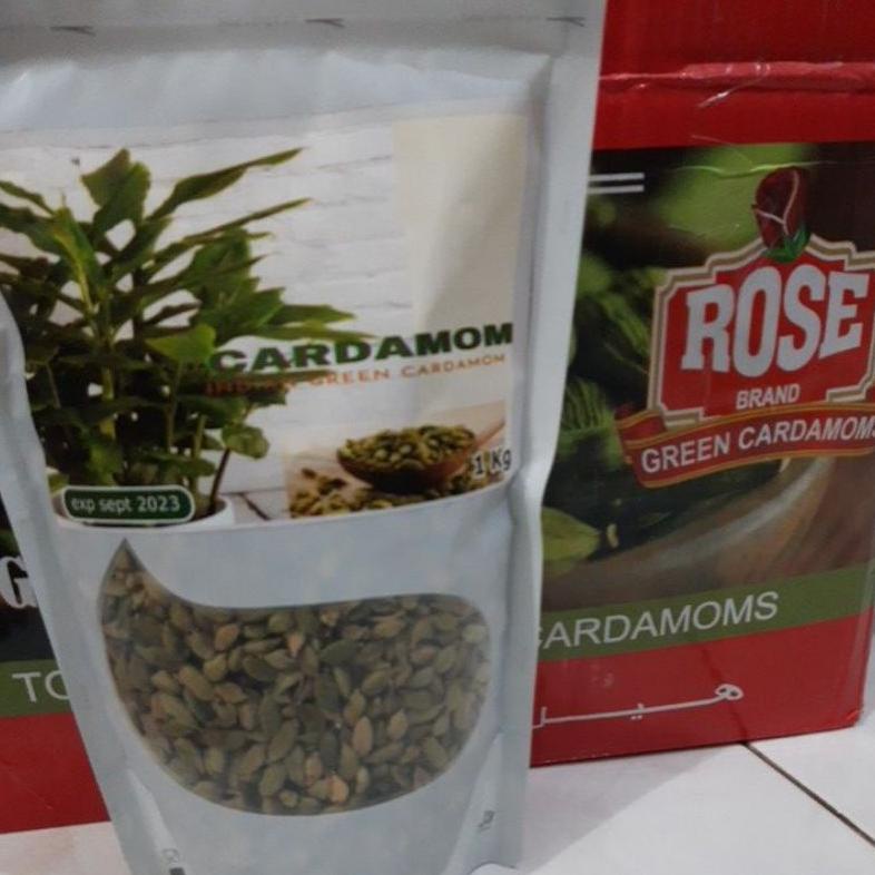 

KAPULAGA HIJAU/kapulaga india/rempah arab/cardamom,1kg Best Seller