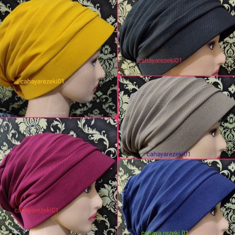 JEN.30Jn23ᵞ ‑ Ciput Huges Turban Instan Premium bukan Rajut