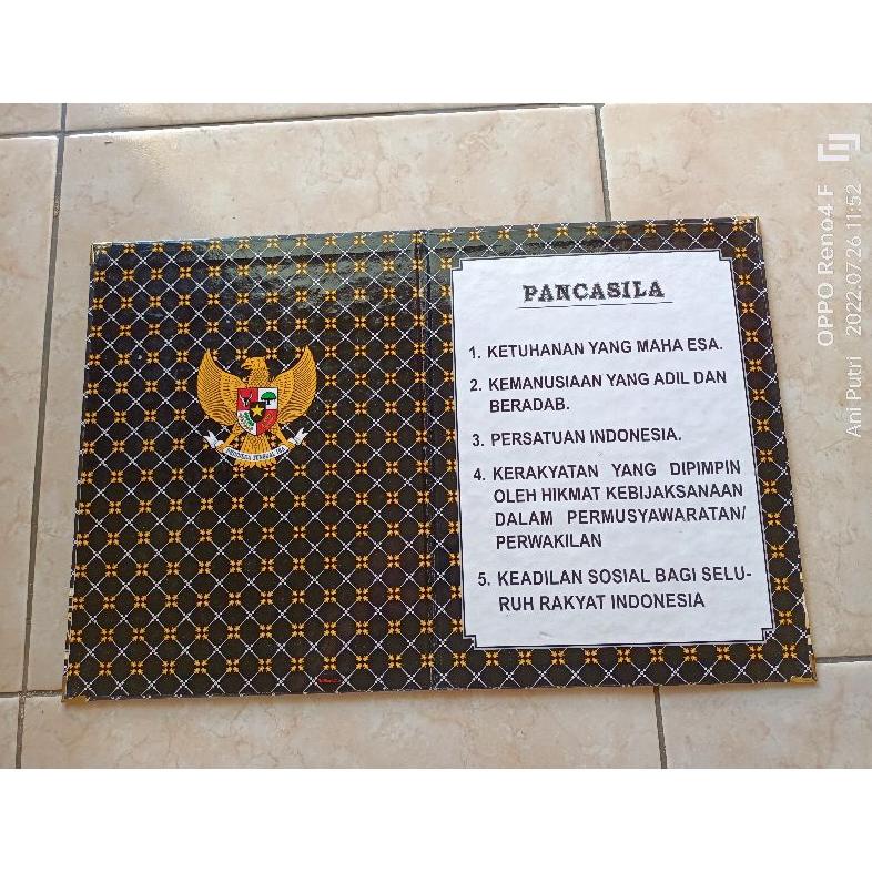 

Diskon Map Upacara Hitam. Map Petugas Upacara. Map Murah Isi 5. Map Teks Pancasila. Doa. Tata Upacara. Janji Siswa. Pembukaan Uud 1945. Ready Stok Msx