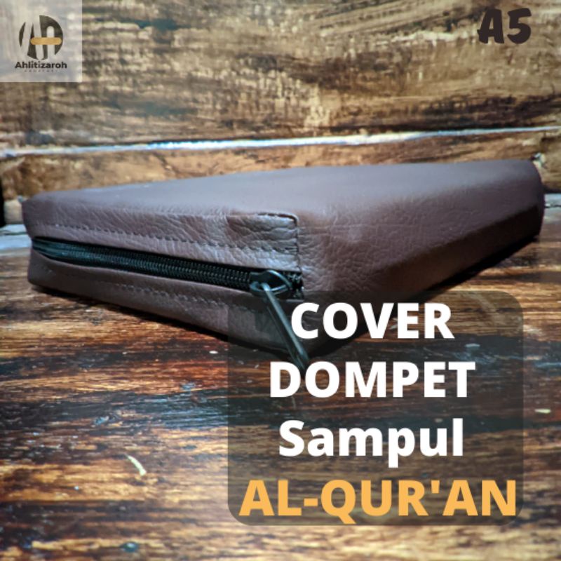 Cover Sampul Al-qur'an | Sarung Sampul Al-qur'an | Dompet Sampul Al-qur'an Resleting Untuk Uk A5 Ter