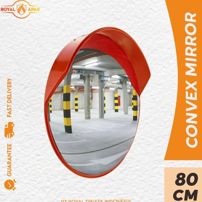 

Convex Mirror 80Cm / Kaca Cermin Cembung Simpang Jalan Tikungan 80 Cm