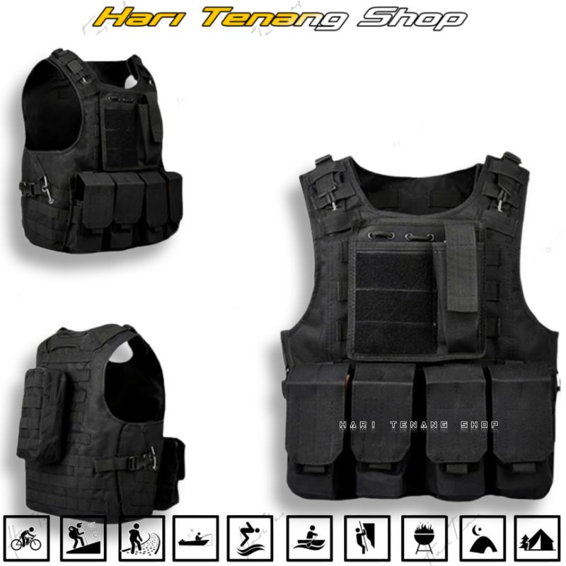 Rompi tactical/rompi/body vest tactical/rompi pria/rompi import